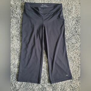 Champion Double Dry Active yoga Pants Womens Sz M Black Pull On Straight Leg